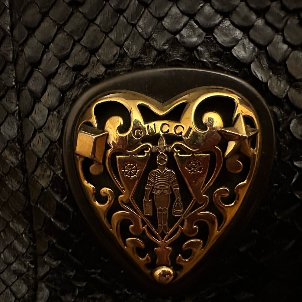 GUCCI Limited Edition Exotic Python Purse - Picture 4 of 12